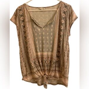 1420 Lucky Brand Boho Top